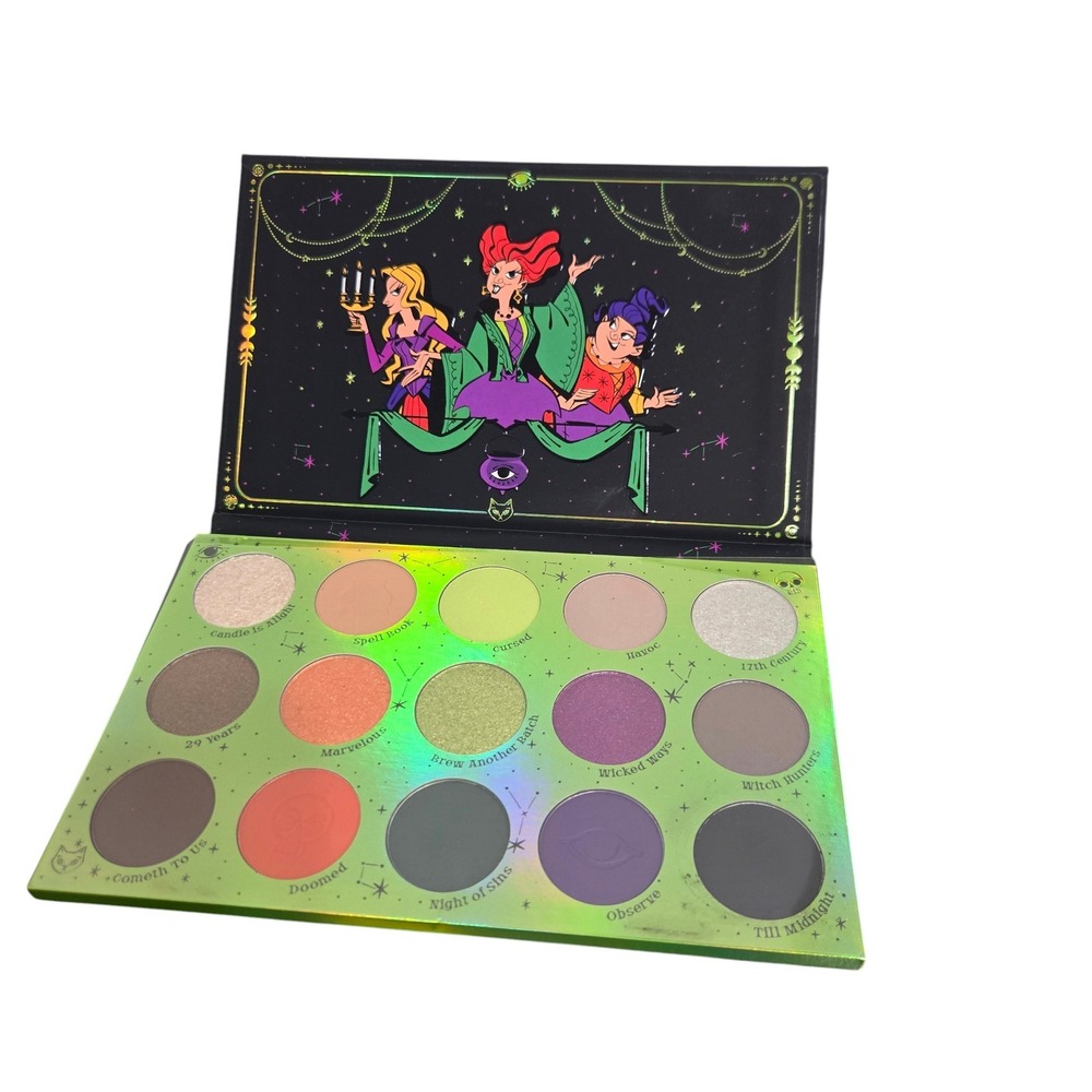 ColourPop All Hallows Eve Pressed Powder Eye Palette Hocus Pocus 2 Disney NEW
